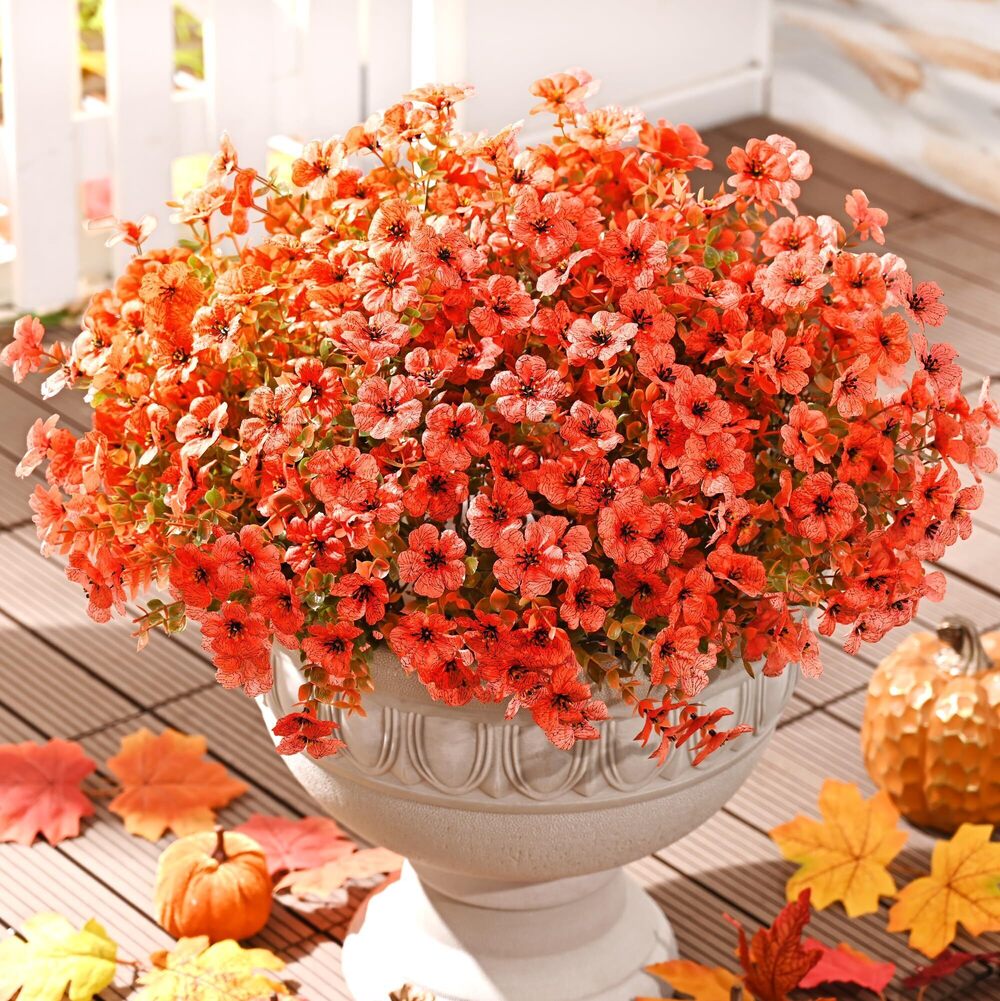 3339 Fall Decor, Mums, Fall Flowers, UV Resistant Artificial Mums